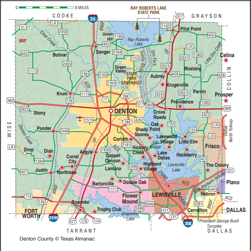 map of denton county Map Of Denton County Unt Library Omeka S map of denton county